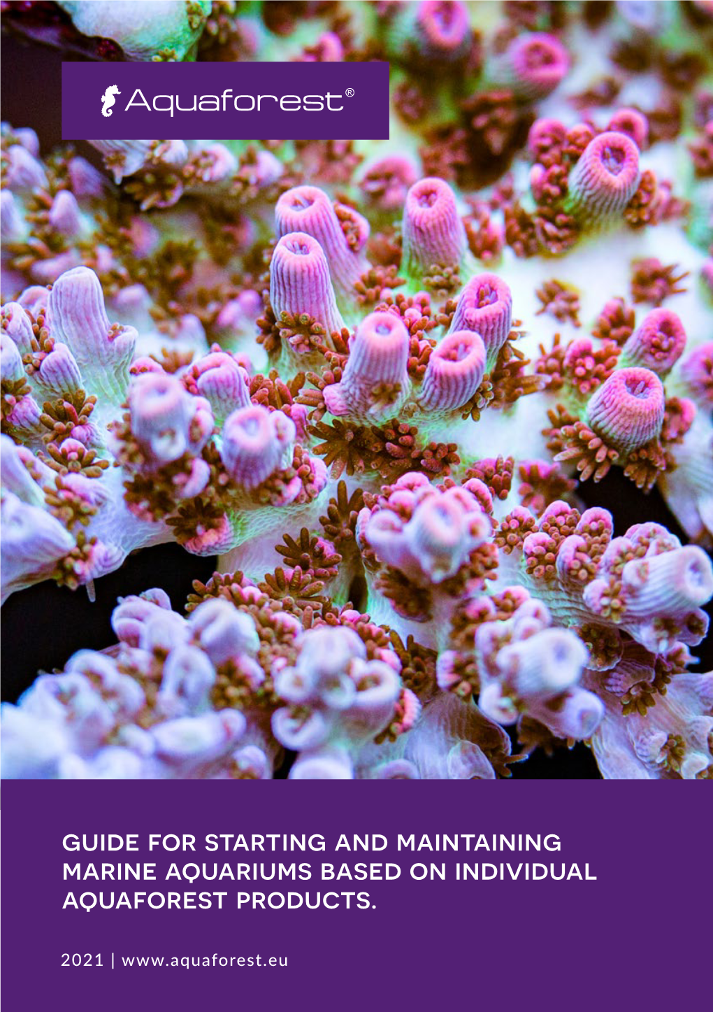 Guide for Starting and Maintaining Marine Aquariums Based on Individual Aquaforest Products