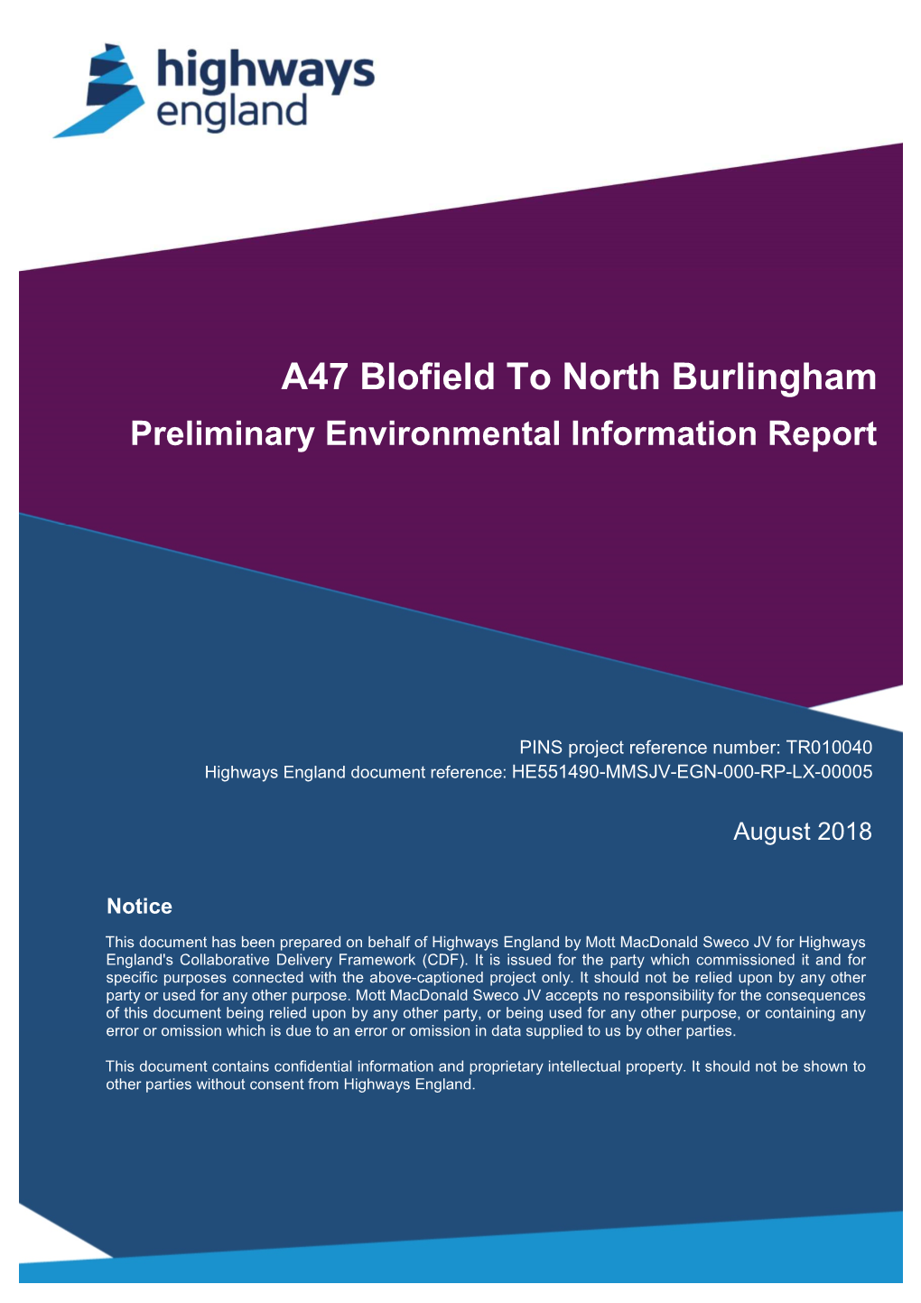 A47 Blofield to North Burlingham Dualling