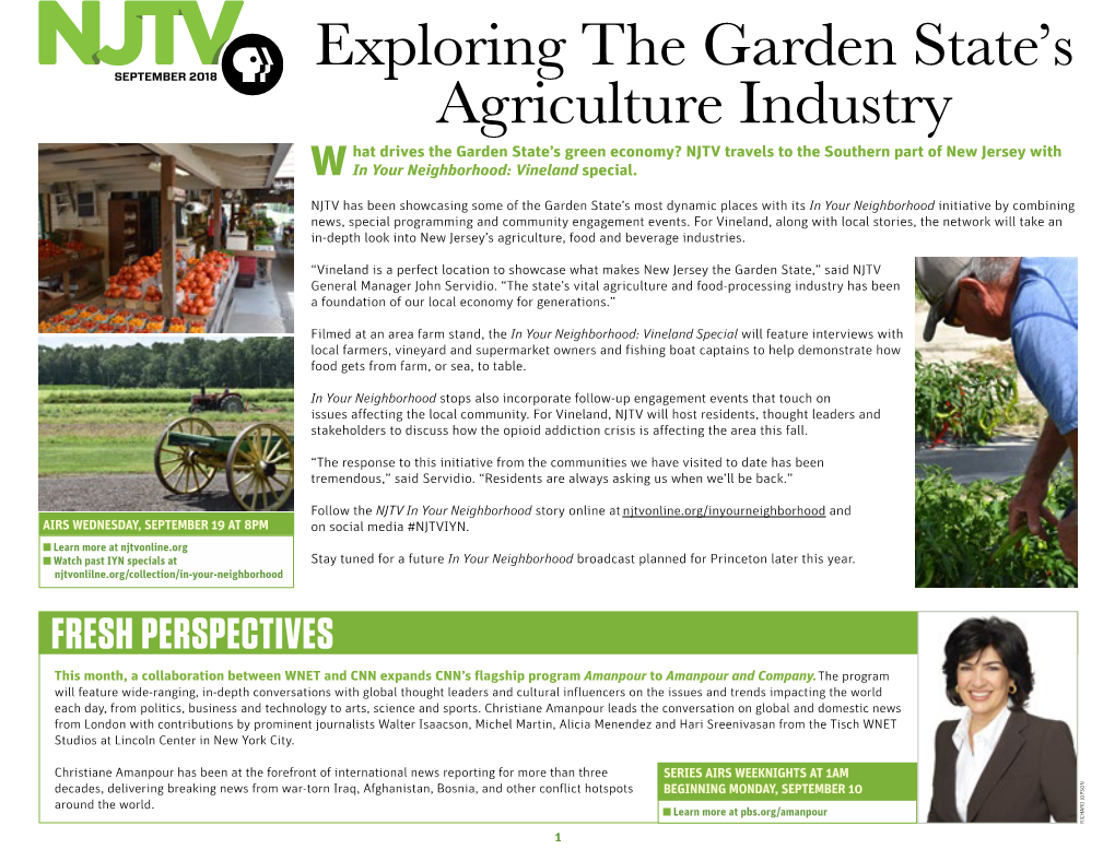 Exploring the Garden State's Agriculture Industry