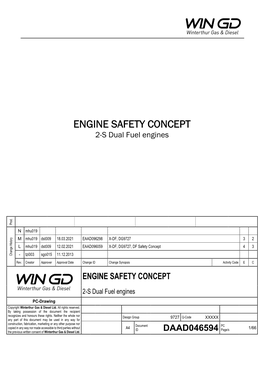 2-S Dual-Fuel Engine Safety Concept