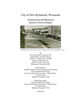 City of New Richmond, Wisconsin
