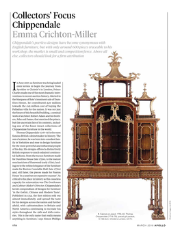 Collectors' Focus Chippendale Emma Crichton-Miller
