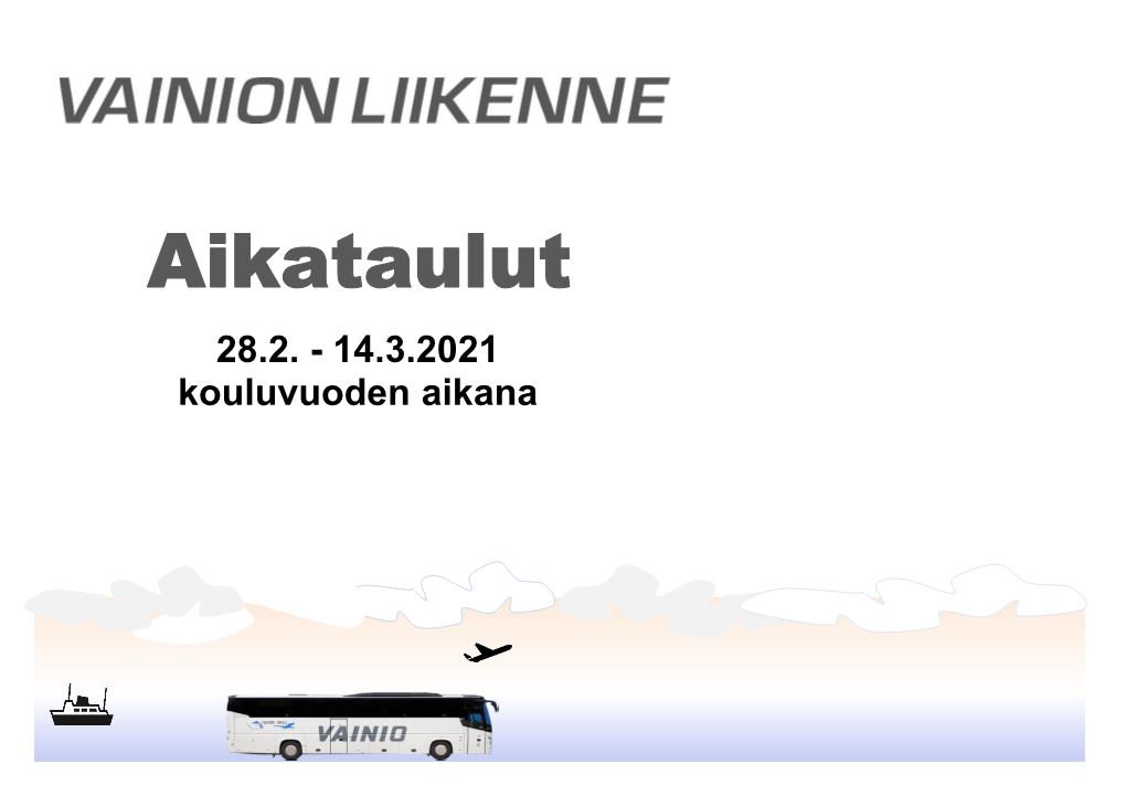 Aikataulut 28.2