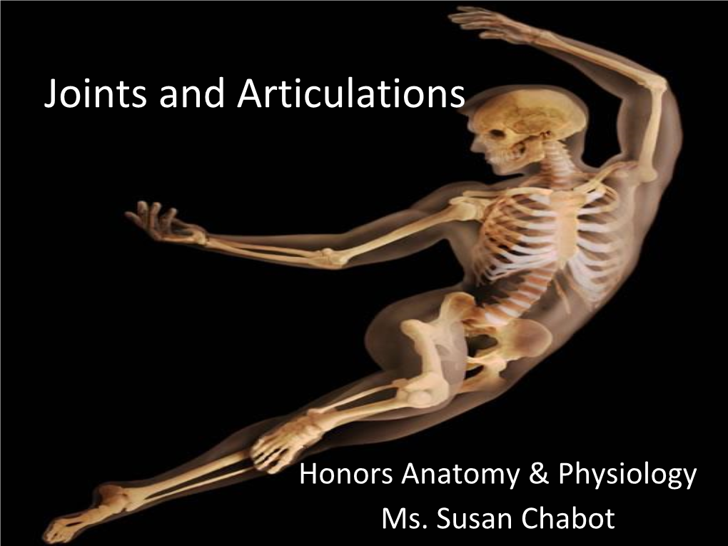 Joints and Articulations