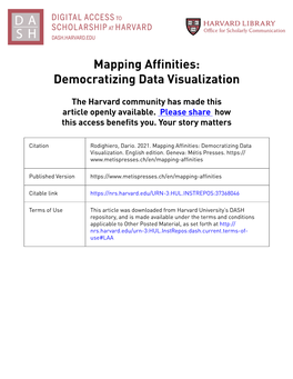 Mapping Affinitites