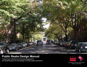 Washington, DC: Public Realm Design Manual