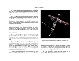 MIR OVERVIEW the Russian Space Station Mir, Which Has Become An
