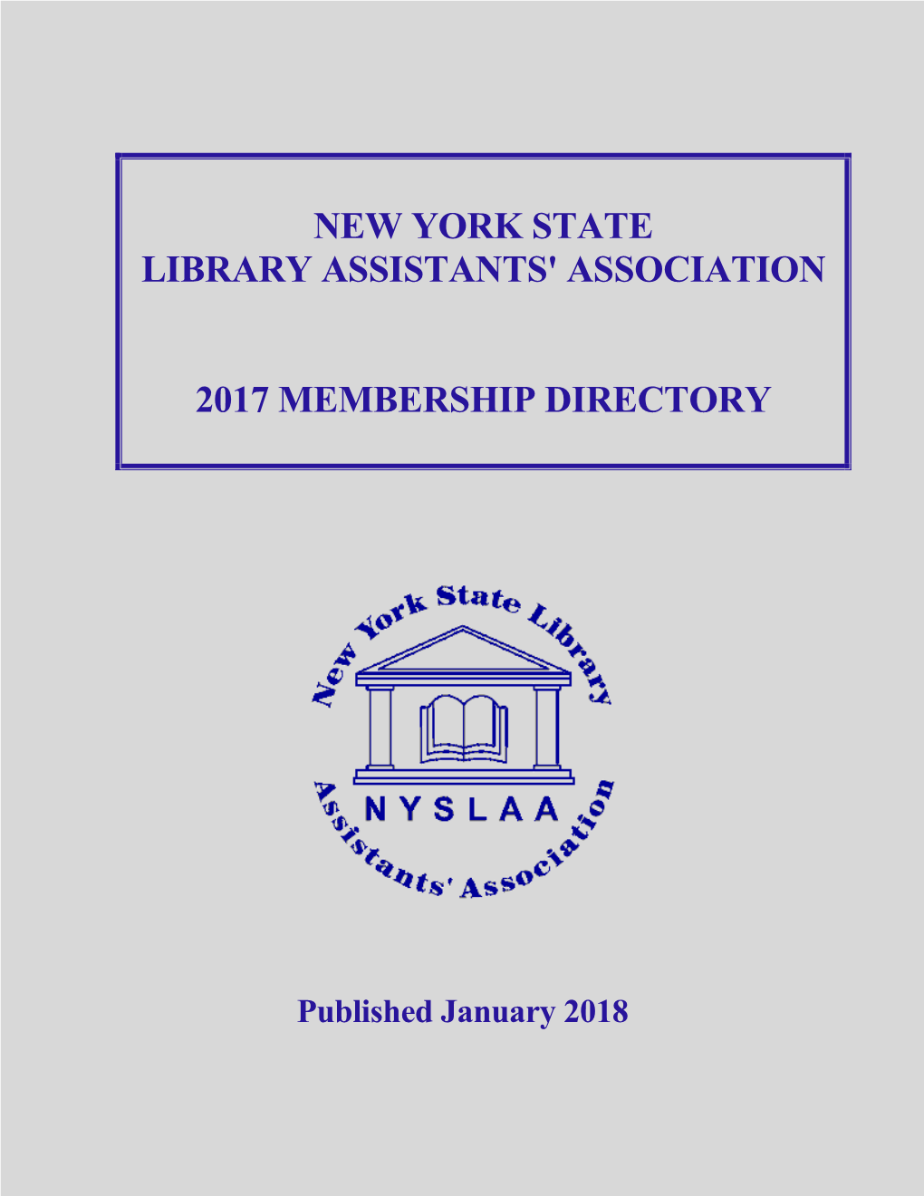 New York State Library Assistants' Association 2017