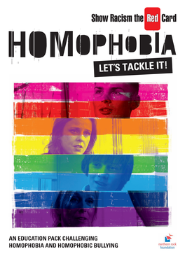 An Education Pack Challenging Homophobia