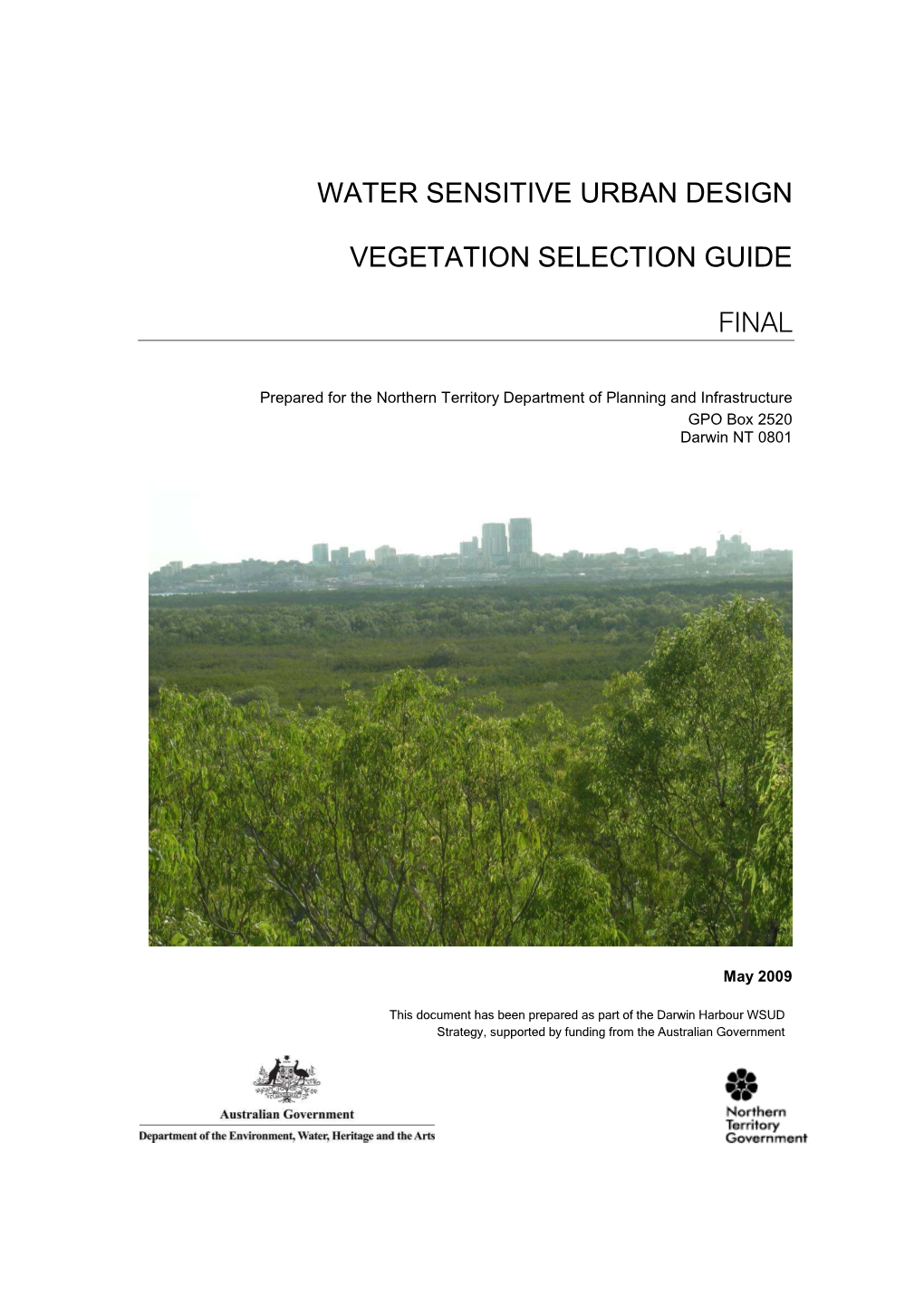 Water Sensitive Urban Design Vegetation Selection Guide - DocsLib