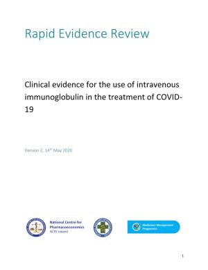 Rapid Evidence Review