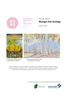 South West Noongar Arts Strategy 2019