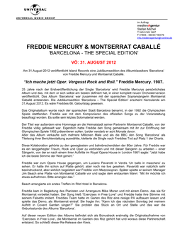 Freddie Mercury & Montserrat Caballé