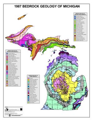 1987 Bedrock Geology of Michigan
