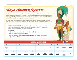 Maya Number System