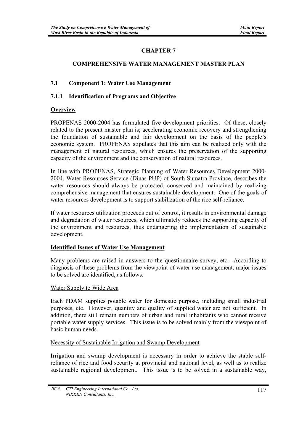 Sector Ienvironmental Impact Assessment