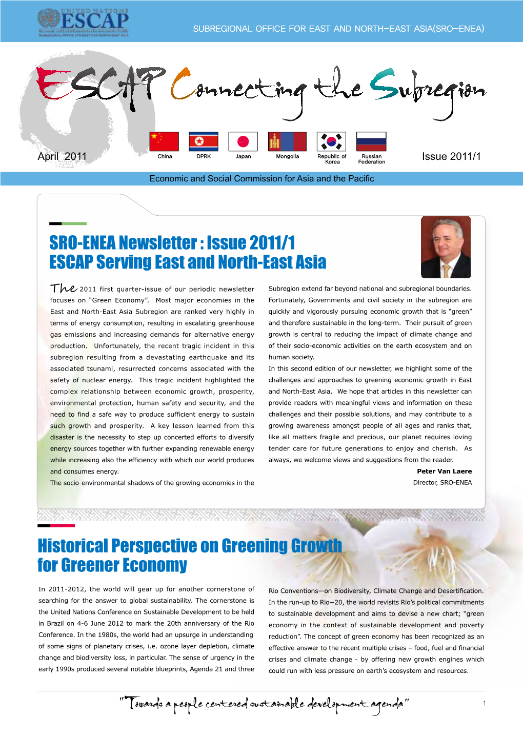 UN ESCAP Subregional Office for East and Northeast Asia Newsletter