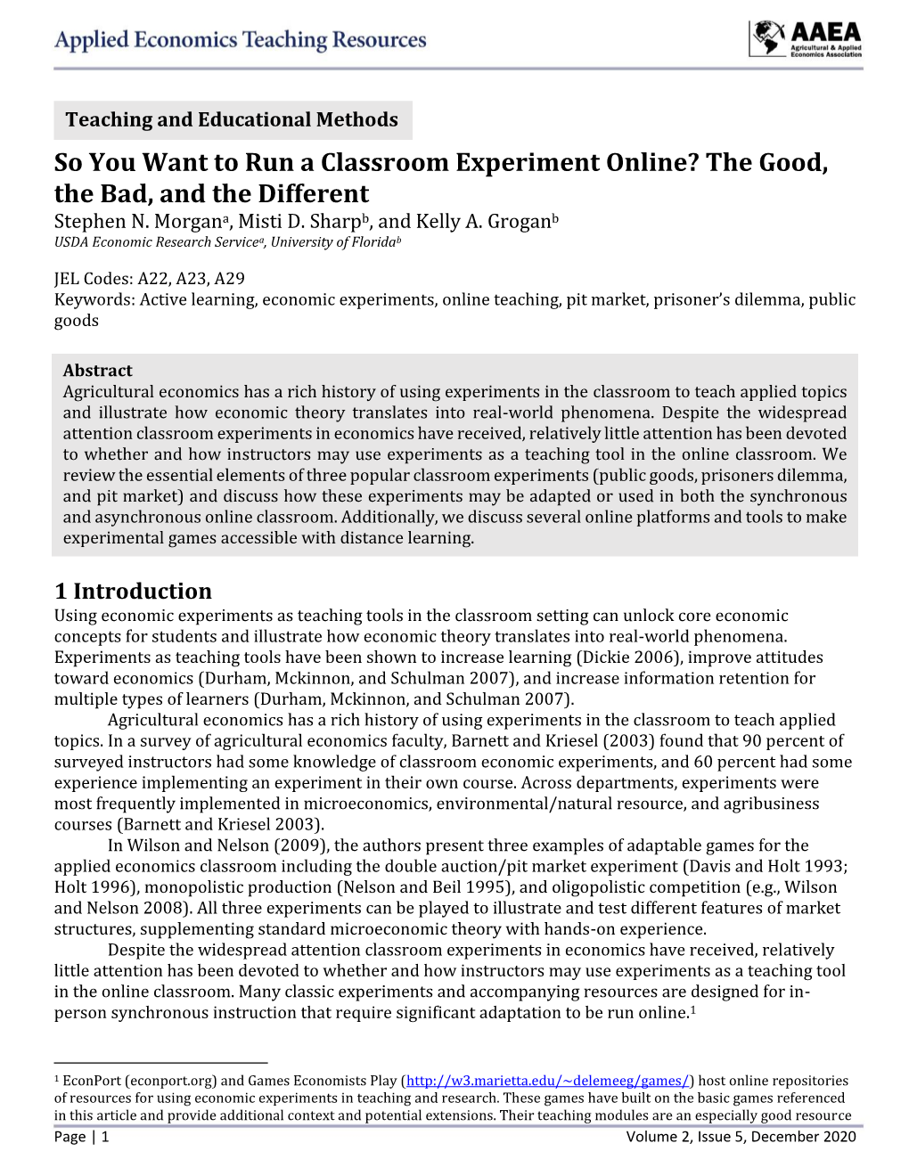 So You Want To Run A Classroom Experiment Online? The Good, The Bad ...