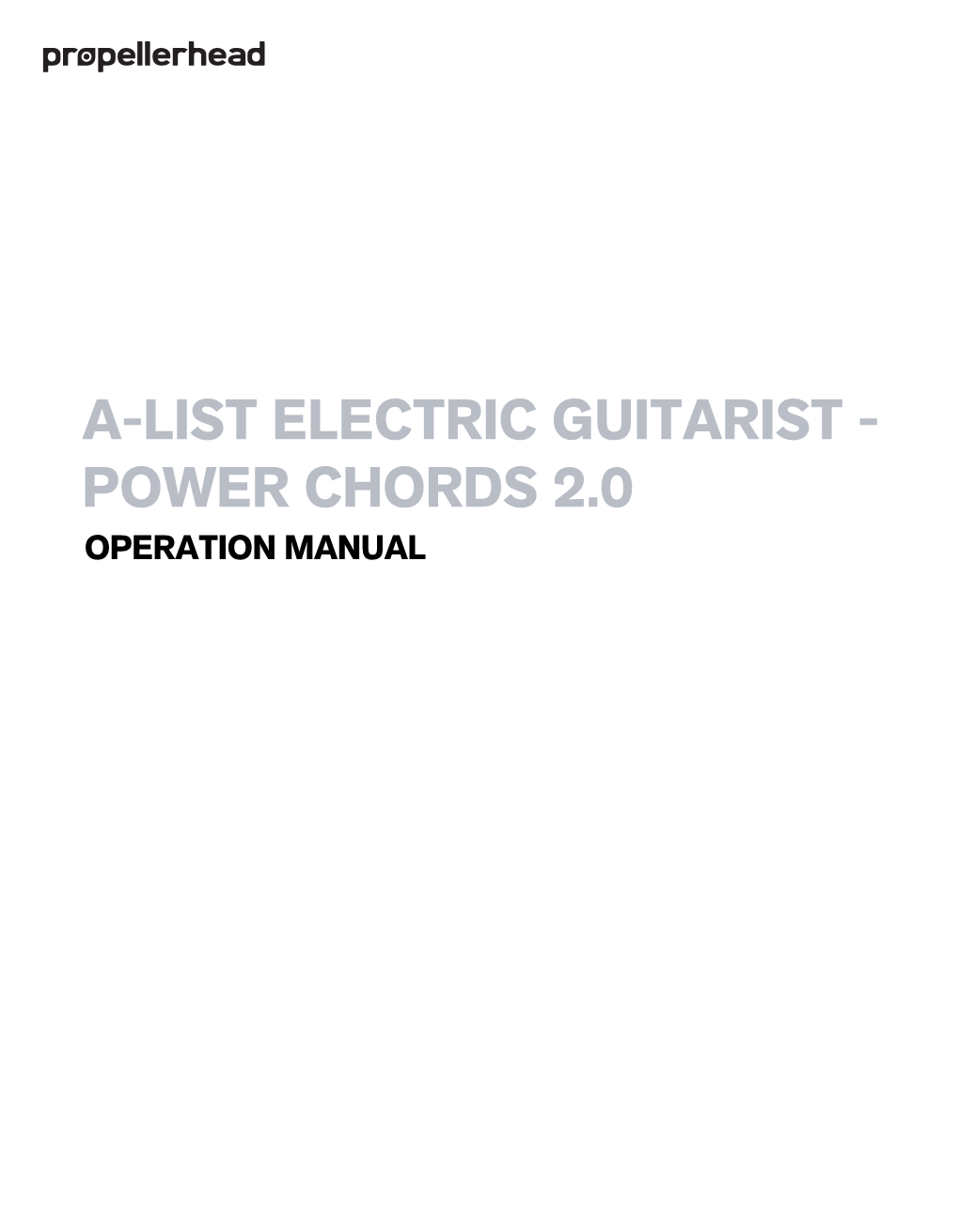 A-List Electric Guitarist