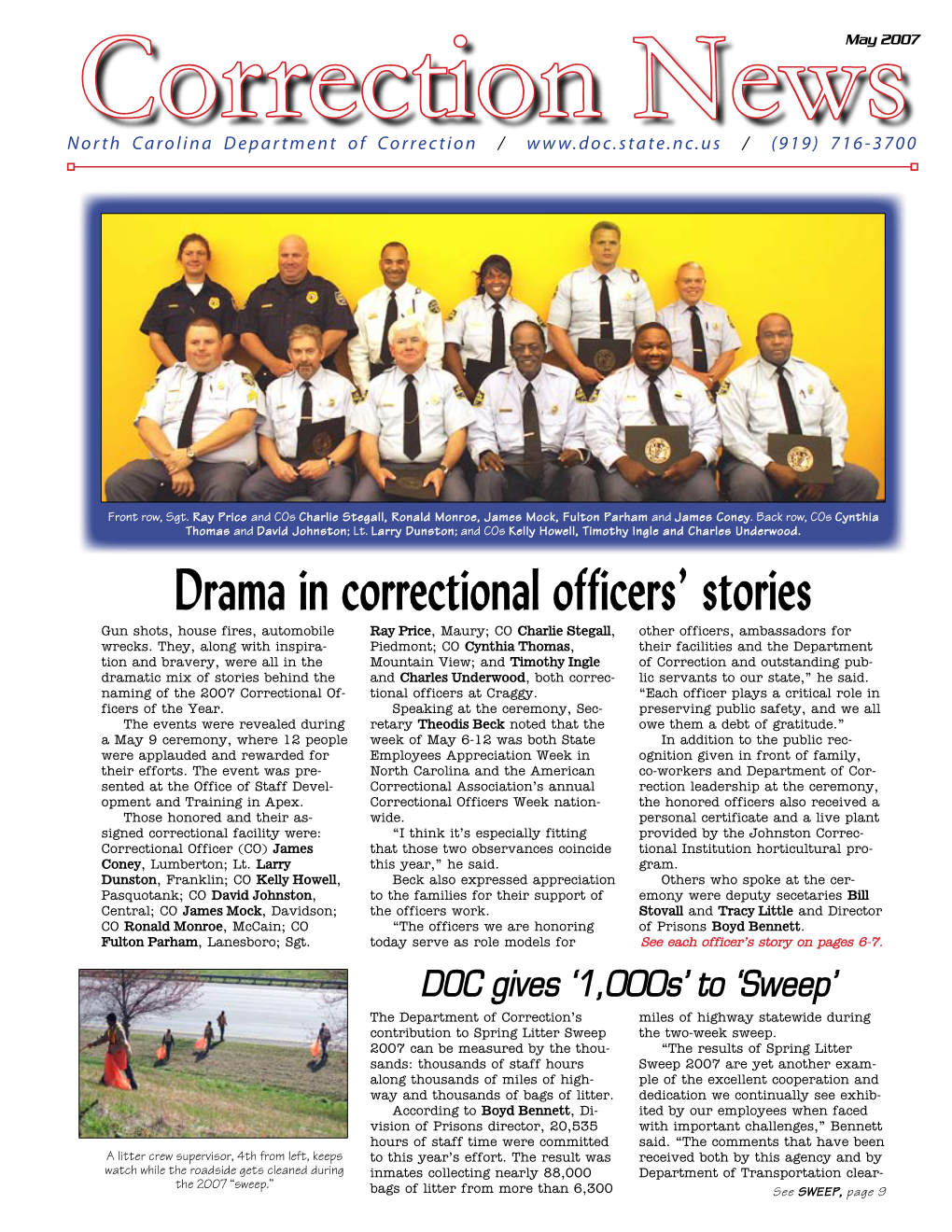 Drama in Correctional Officers' Stories