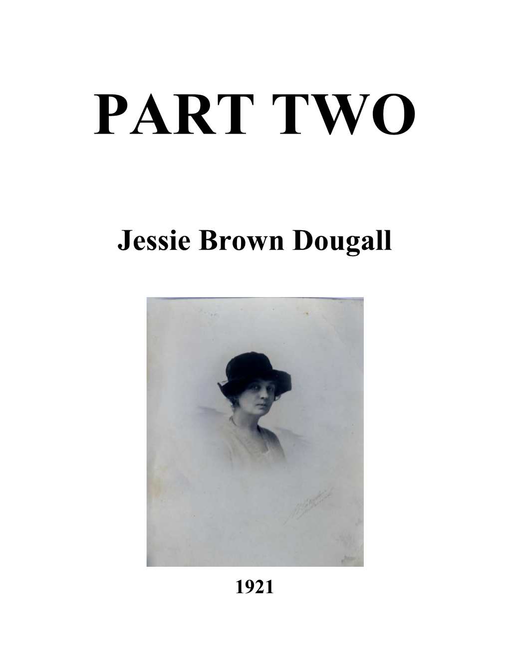 Jessie Brown Dougall