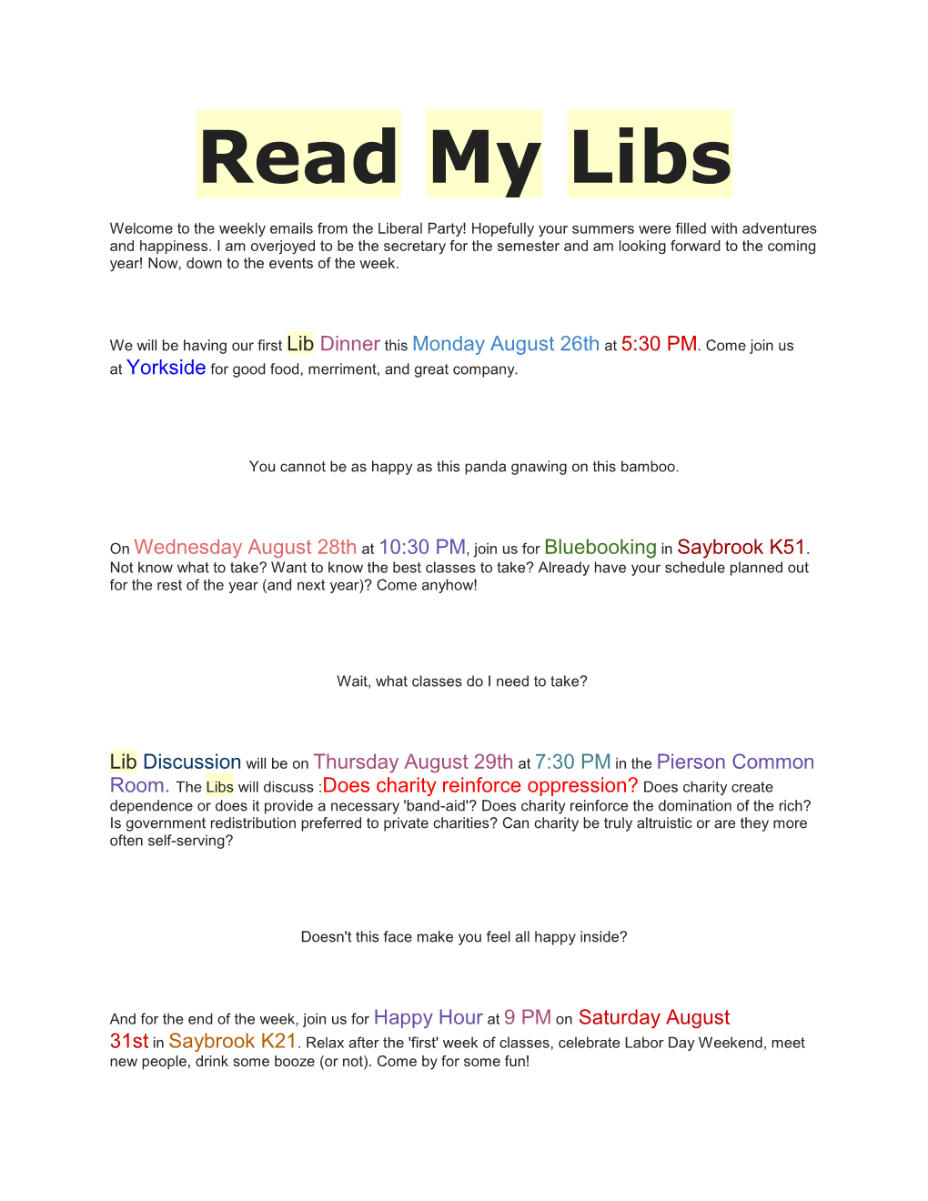 Read My Libs