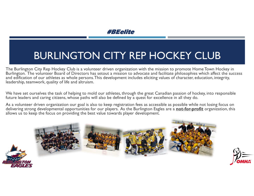 Burlington City Rep Hockey Club