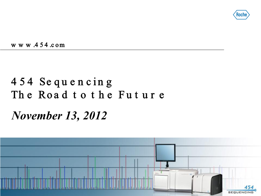 Roche, 454 Sequencing Template