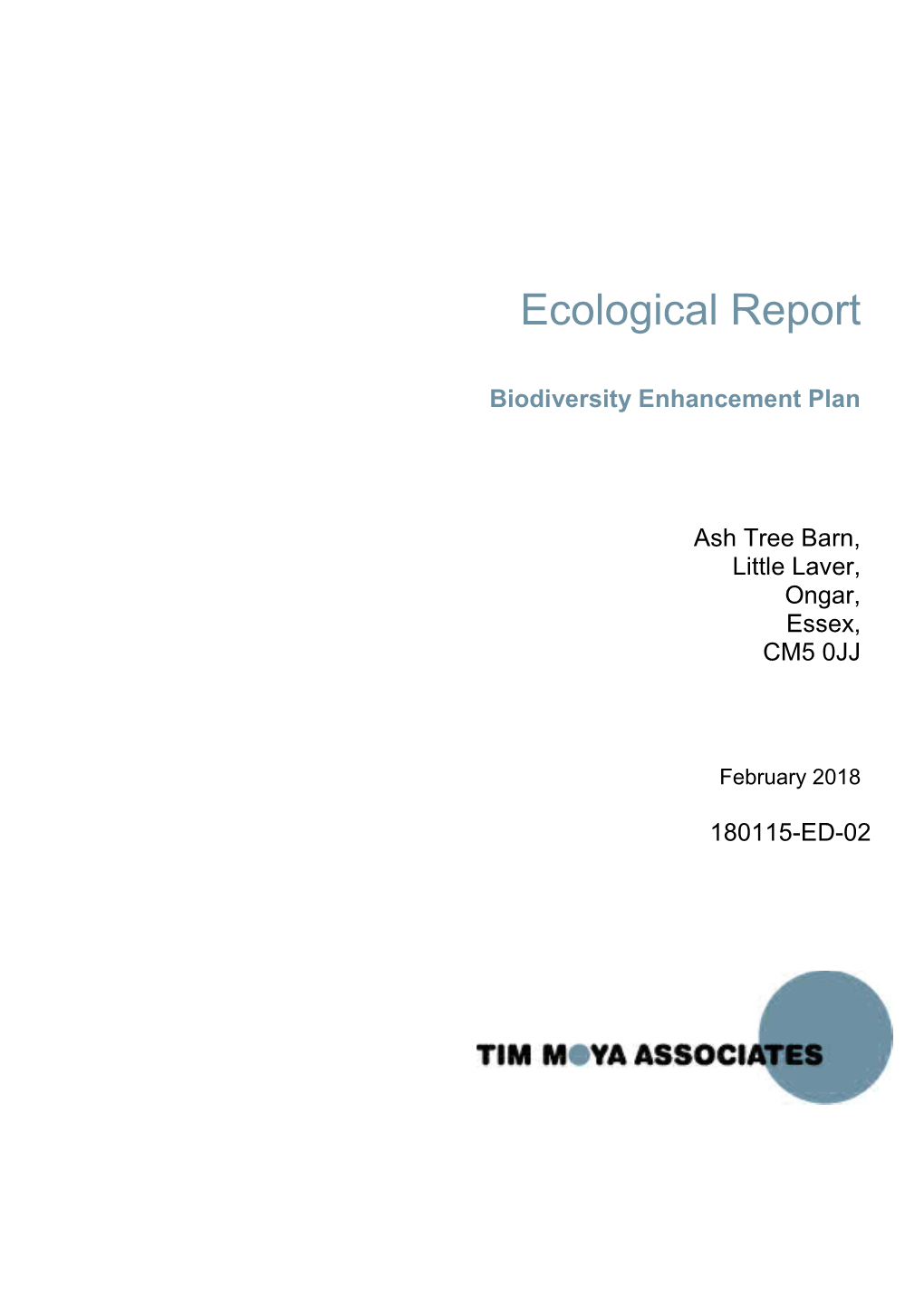 Ecological Report