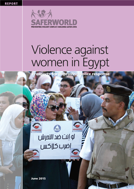 Violence Against Women in Egypt Prospects for Improving Police Response