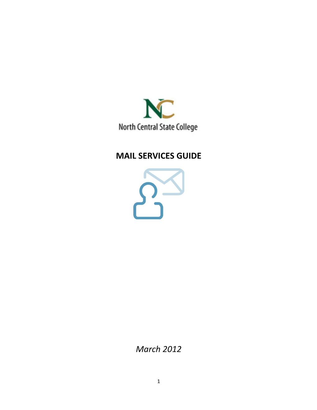 MAIL SERVICES GUIDE March 2012