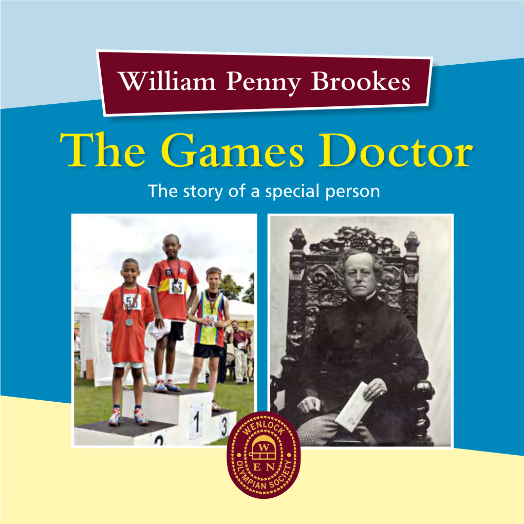 The Games Doctor the Story of a Special Person Contents Page