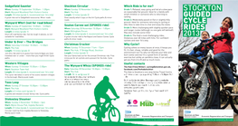Stockton Guided Cycle Rides 2013
