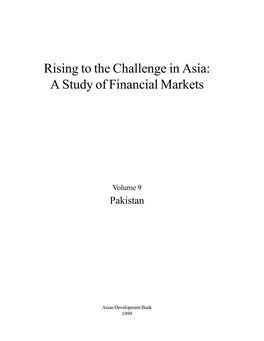 Rising to the Challenge in Asia: a Study of Financial Markets
