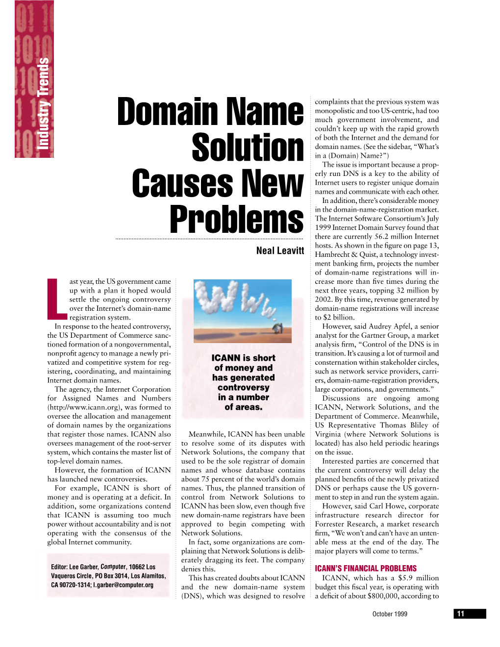 Domain Name Solution Causes New Problems