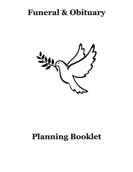 Funeral & Obituary Planning Booklet