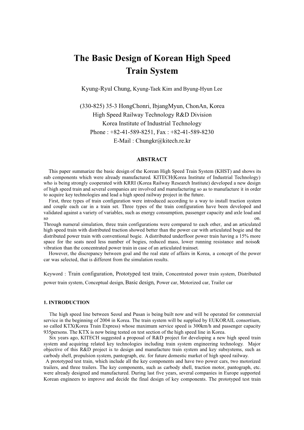 the-basic-design-of-korean-high-speed-train-system-docslib