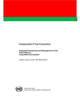 Final Report Integrated Assesment and Management of the Gulf Of