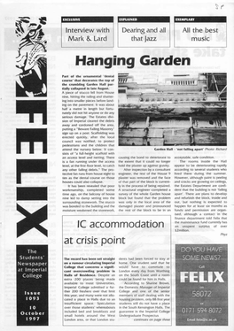 Felix Issue 1074, 1997