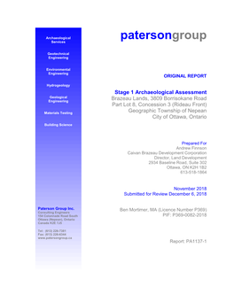 Patersongroup Environmentalservices Engineering