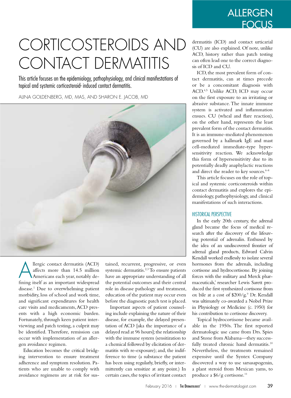 Corticosteroids and Contact Dermatitis