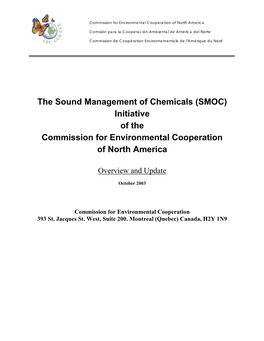 The Sound Management of Chemicals (SMOC) Initiative of the Commission for Environmental Cooperation of North America