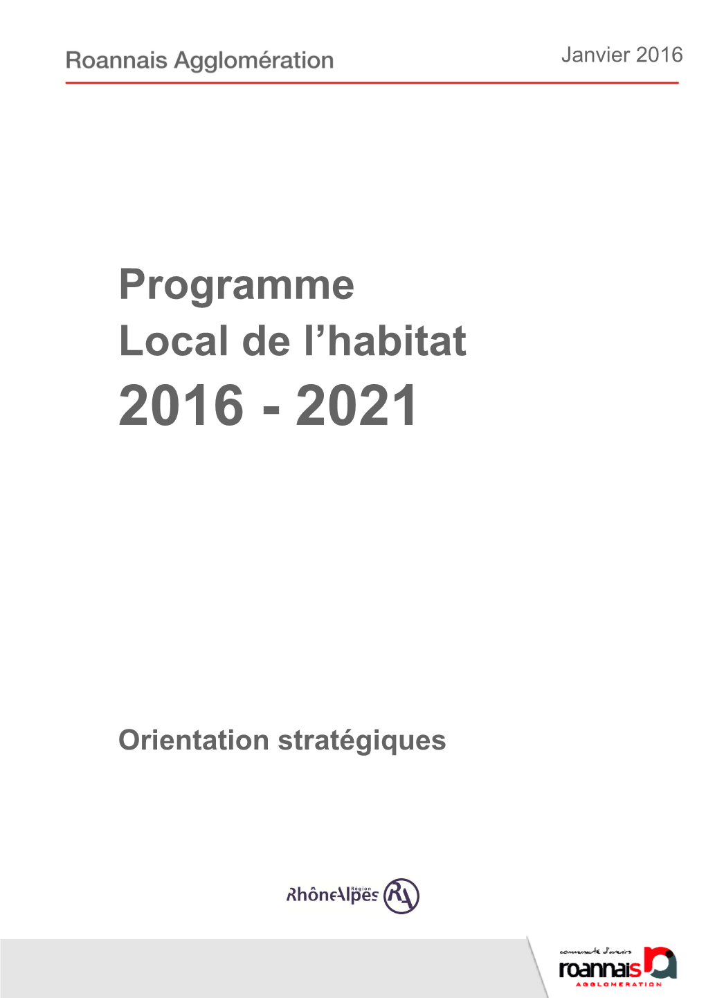 Programme Local De L'habitat