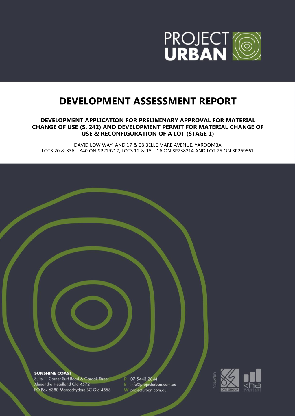 Development Assessment Report