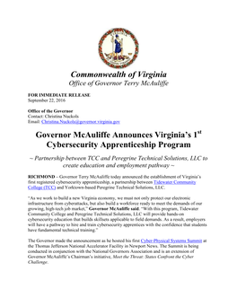 Cybersecurity Apprenticeship Program