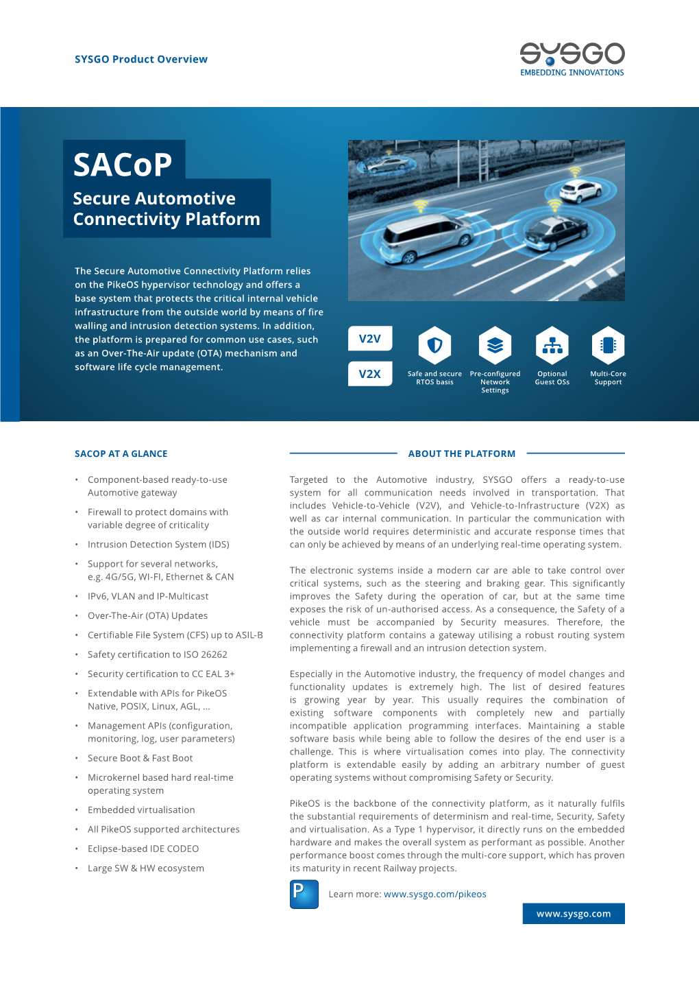 Sacop Product Overview