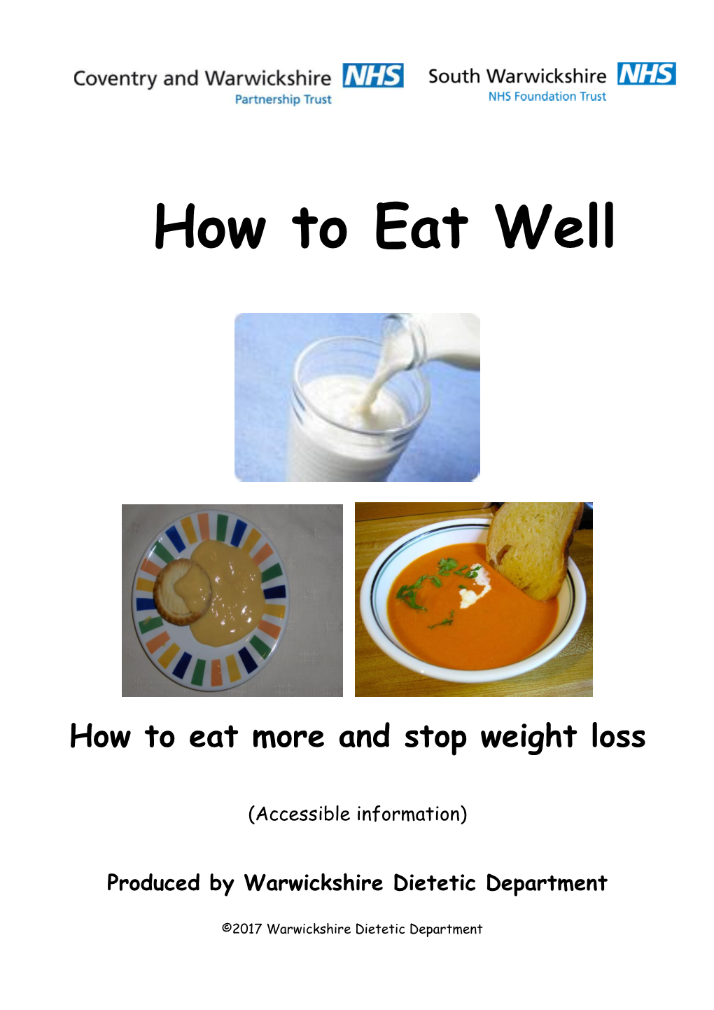 How to Eat Well