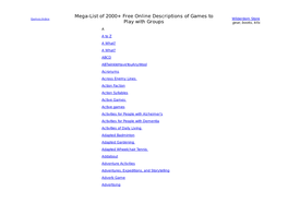 Mega-List of 2000+ Free Online Descriptions of Games to Play With