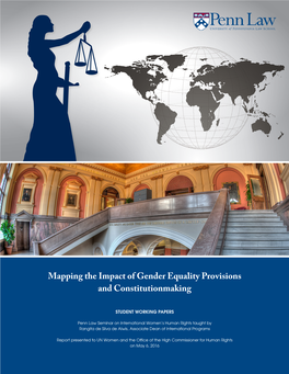 Mapping the Impact of Gender Equality Provisions and Constitutionmaking