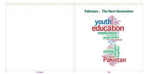 Pakistan : the Next Generation November 2009 Contents